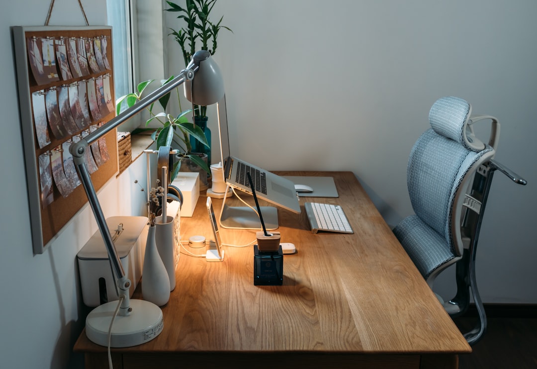 Professional ergonomic workspace setup
