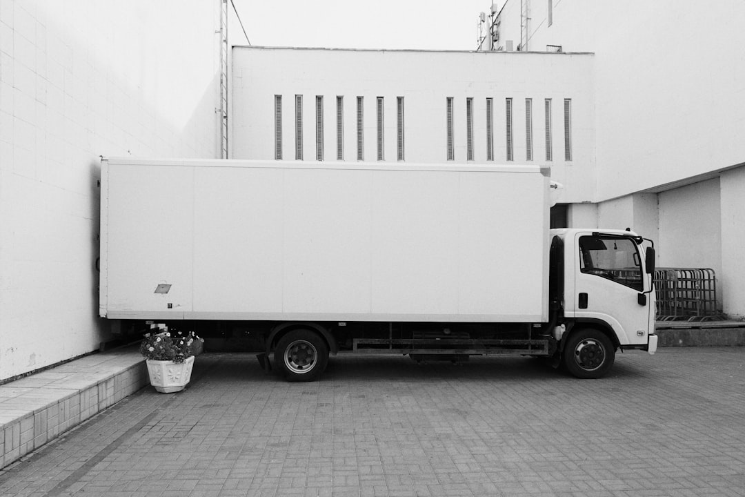 Shipping and delivery truck representing fast TechNova shipping services